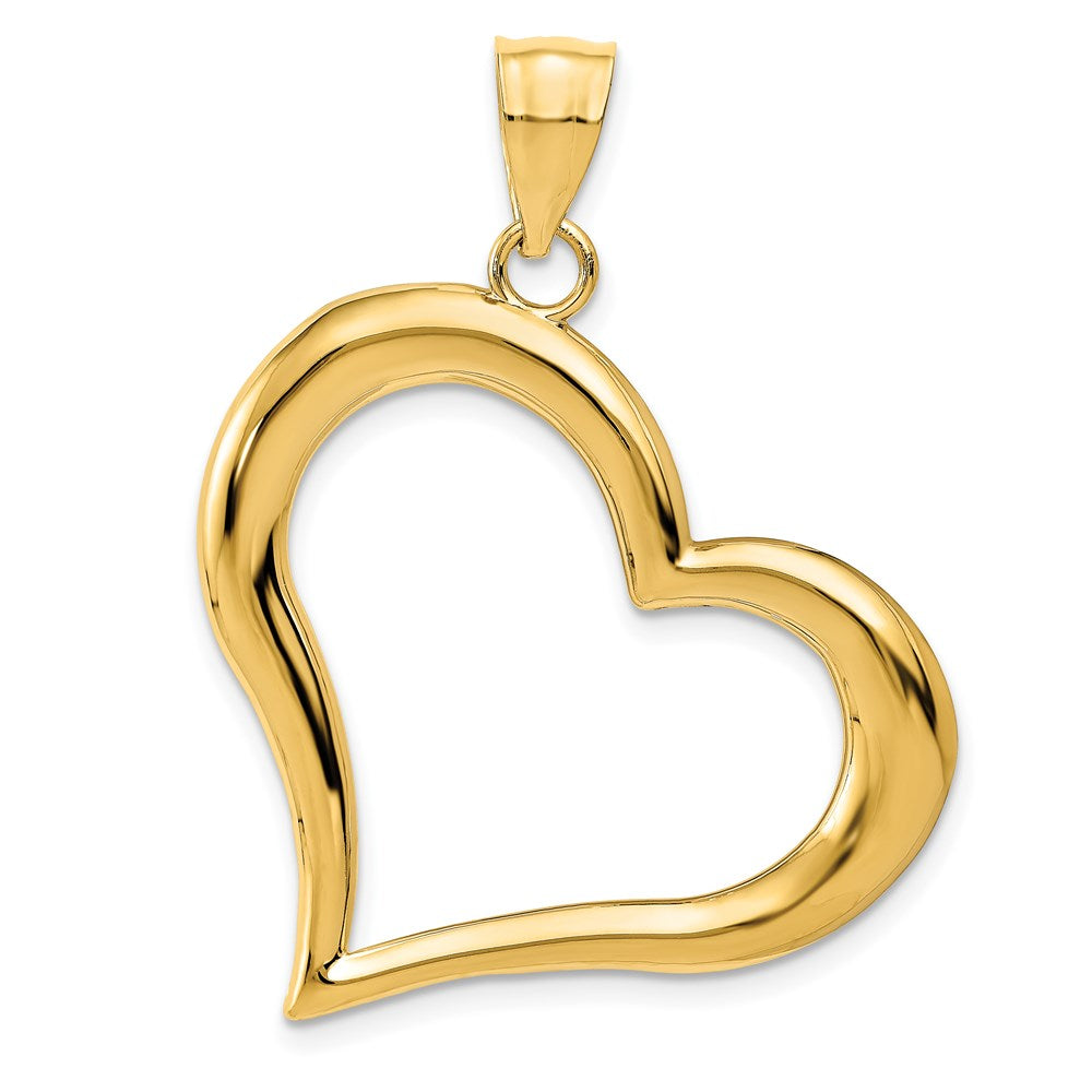 Casted;Polished;14k Yellow gold;Open back