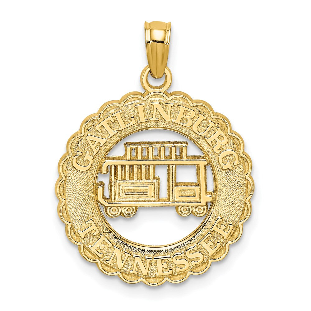 Polished;14k Yellow gold;Textured back