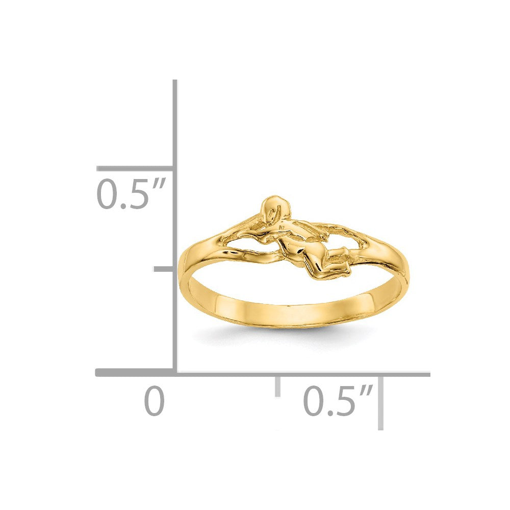 14k Angel Baby Ring