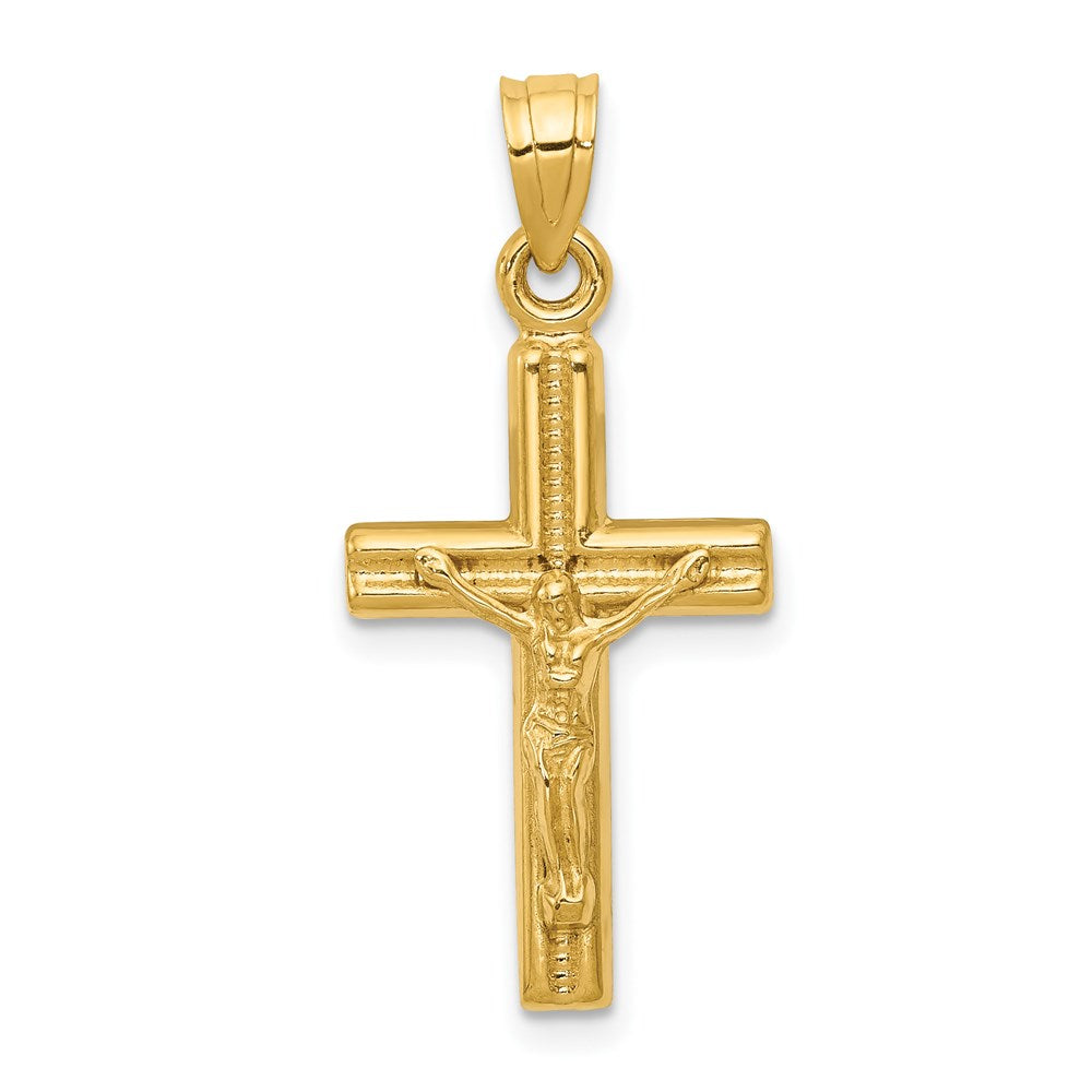 Polished;3-D;14k Yellow gold;Hollow