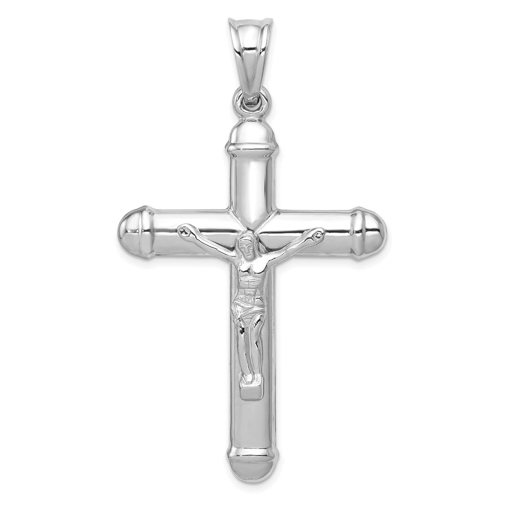 Polished;14K White gold;Hollow;Reversible