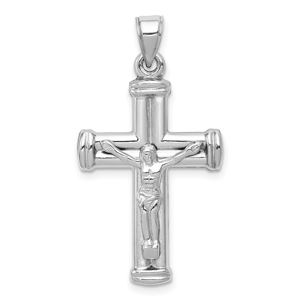 Polished;14K White gold;Hollow;Reversible