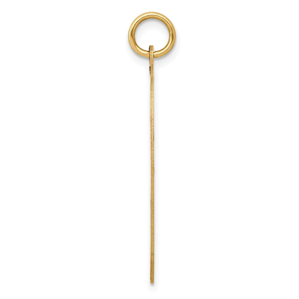 14K 2-piece Engravable 24mm Heart Charm Set