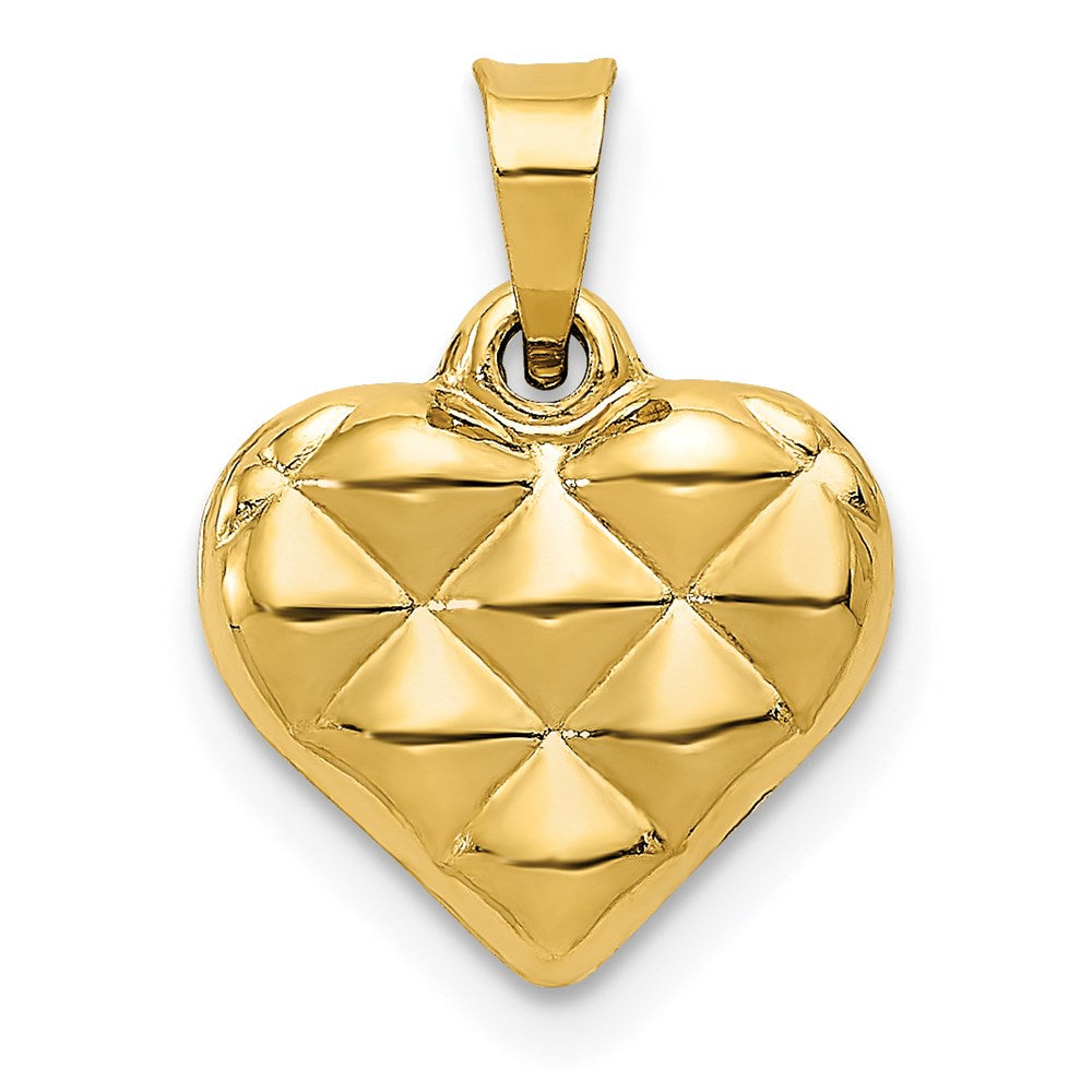 Polished;3-D;14k Yellow gold;Hollow