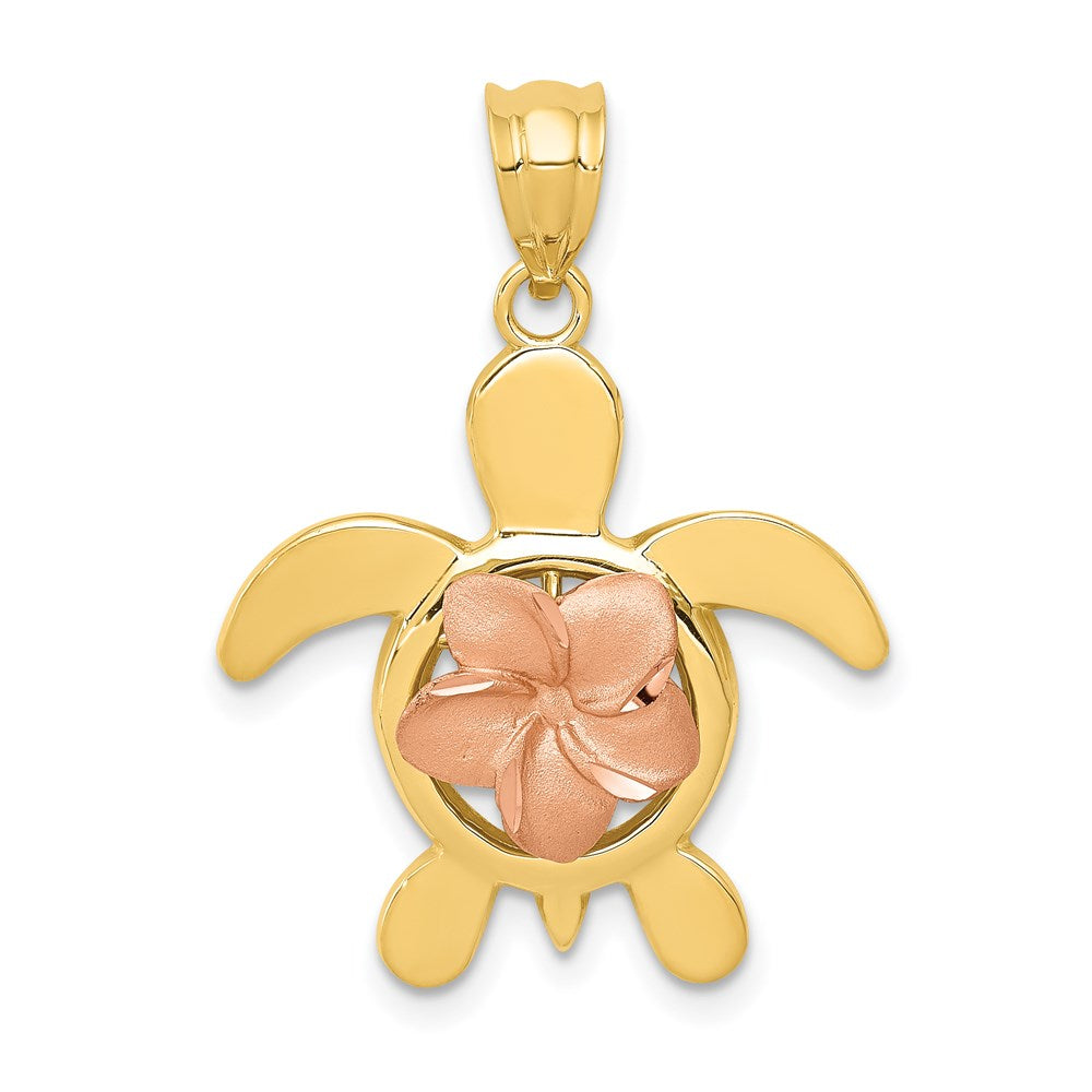Diamond-cut;Polished;14K Two-tone