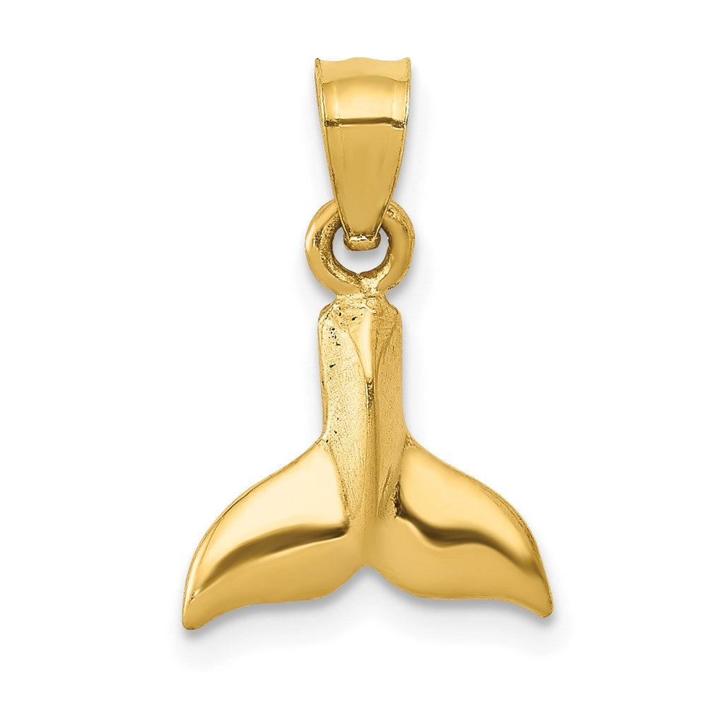 Solid;Casted;Polished;3-D;14k Yellow gold