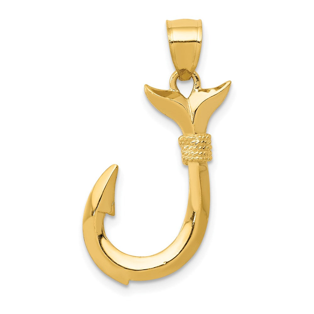 Casted;Polished;3-D;14k Yellow gold;Textured