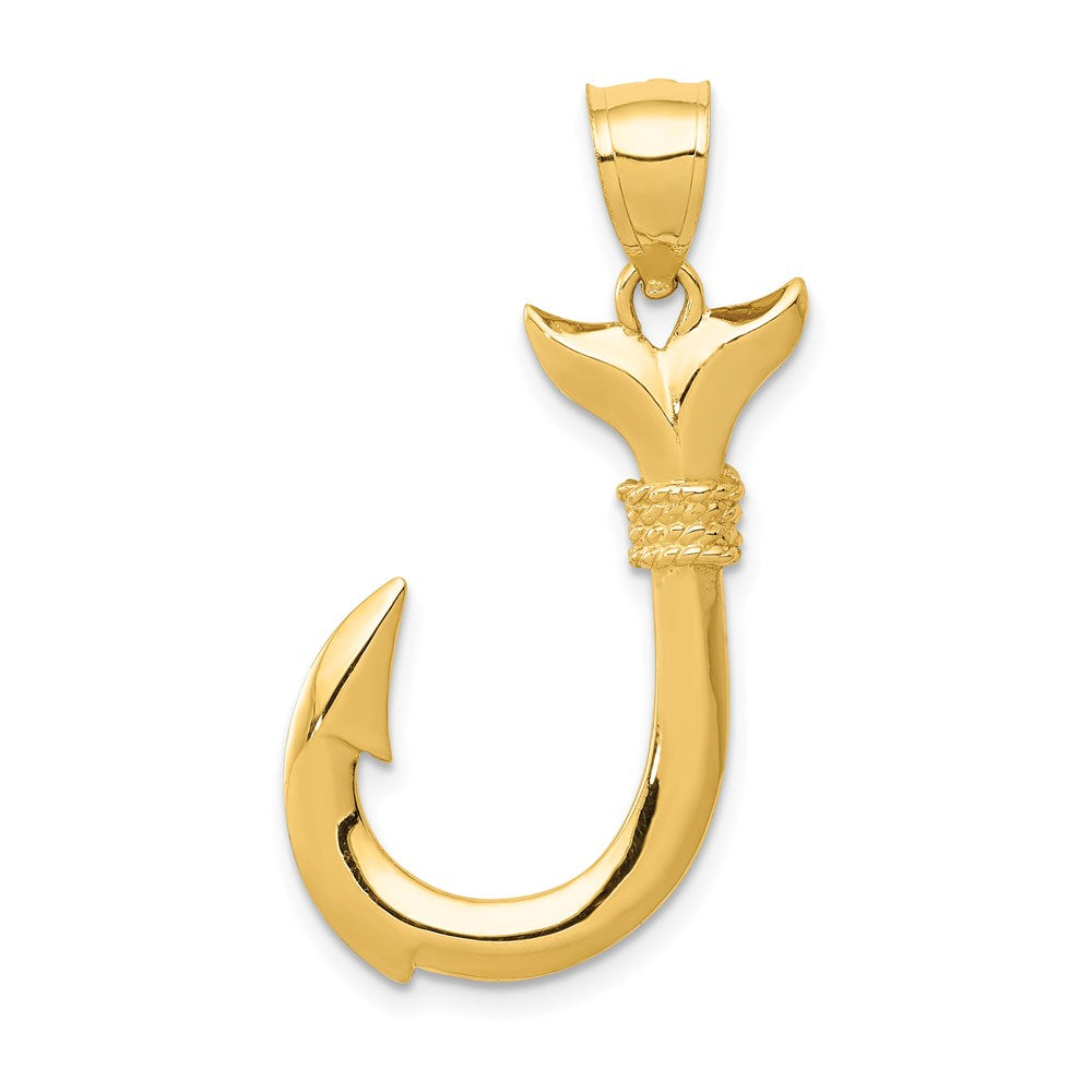 Solid;Casted;Polished;3-D;14k Yellow gold;Textured