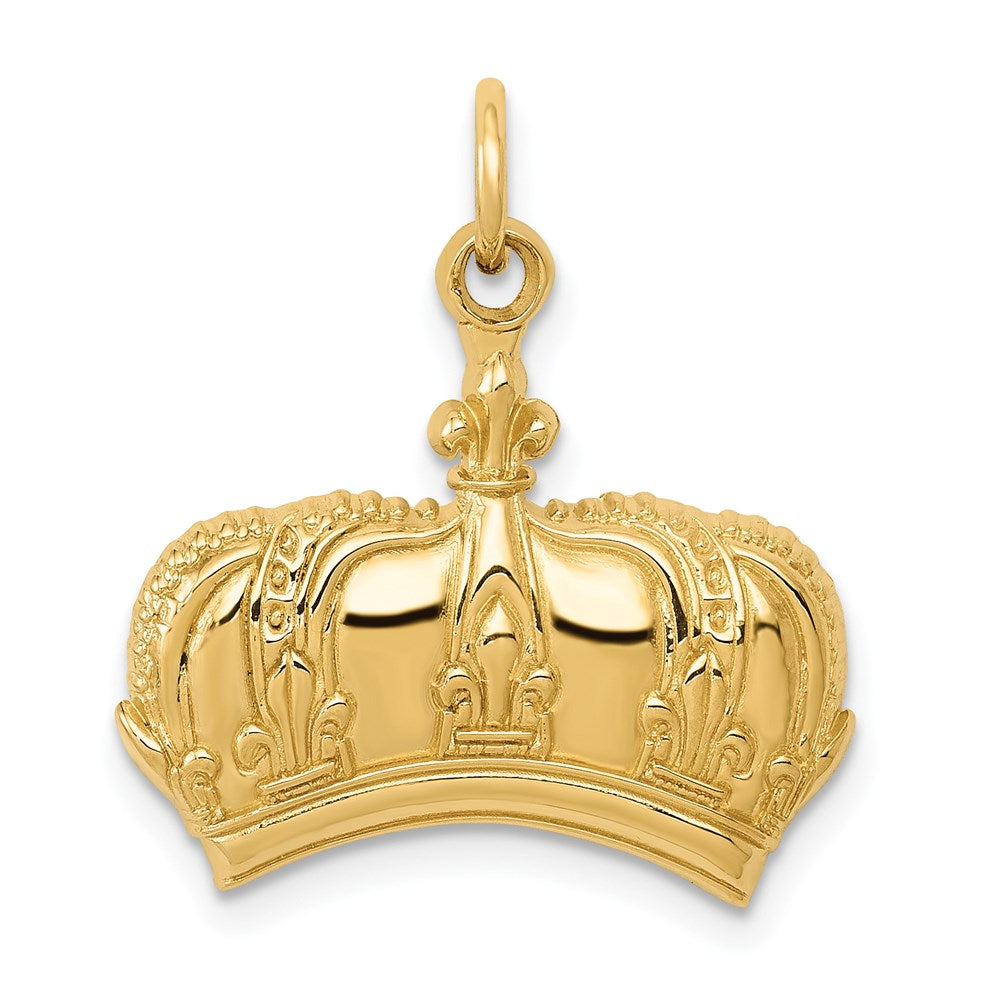 Polished;14k Yellow gold;Open back