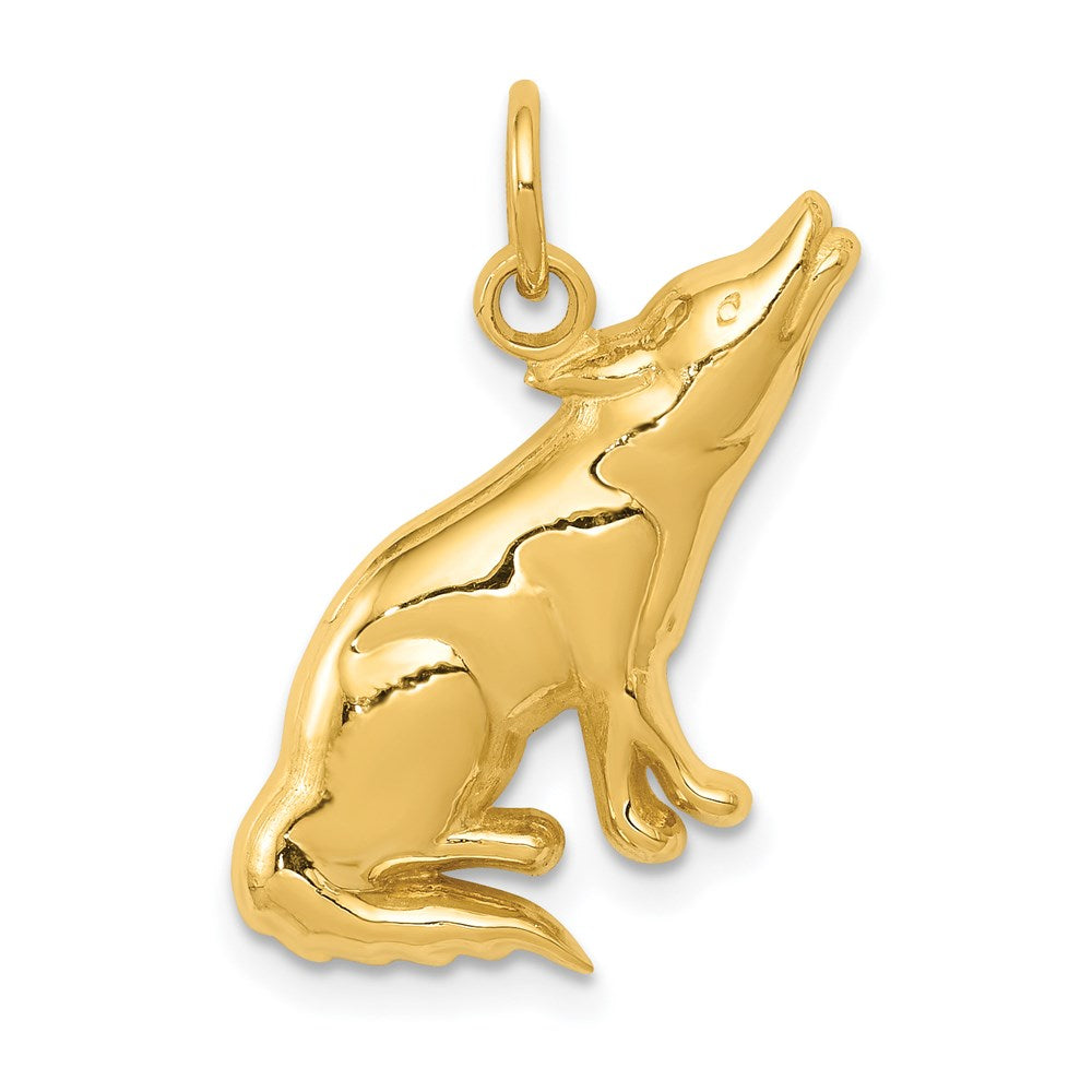 Solid;Casted;Polished;14k Yellow gold;Open back;Textured back