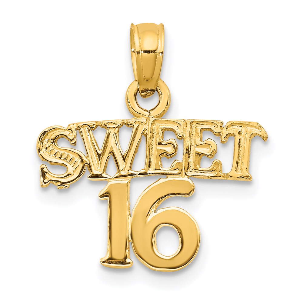 Solid;Polished;14k Yellow gold;Textured;Textured back