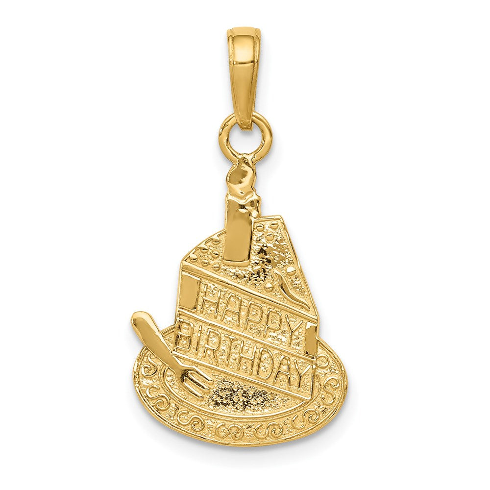 Polished;14k Yellow gold;Textured;Textured back