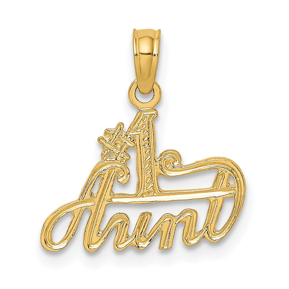 Polished;14k Yellow gold;Textured back