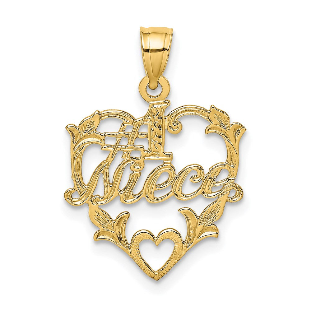 Casted;Polished;14k Yellow gold;Textured back;Heart