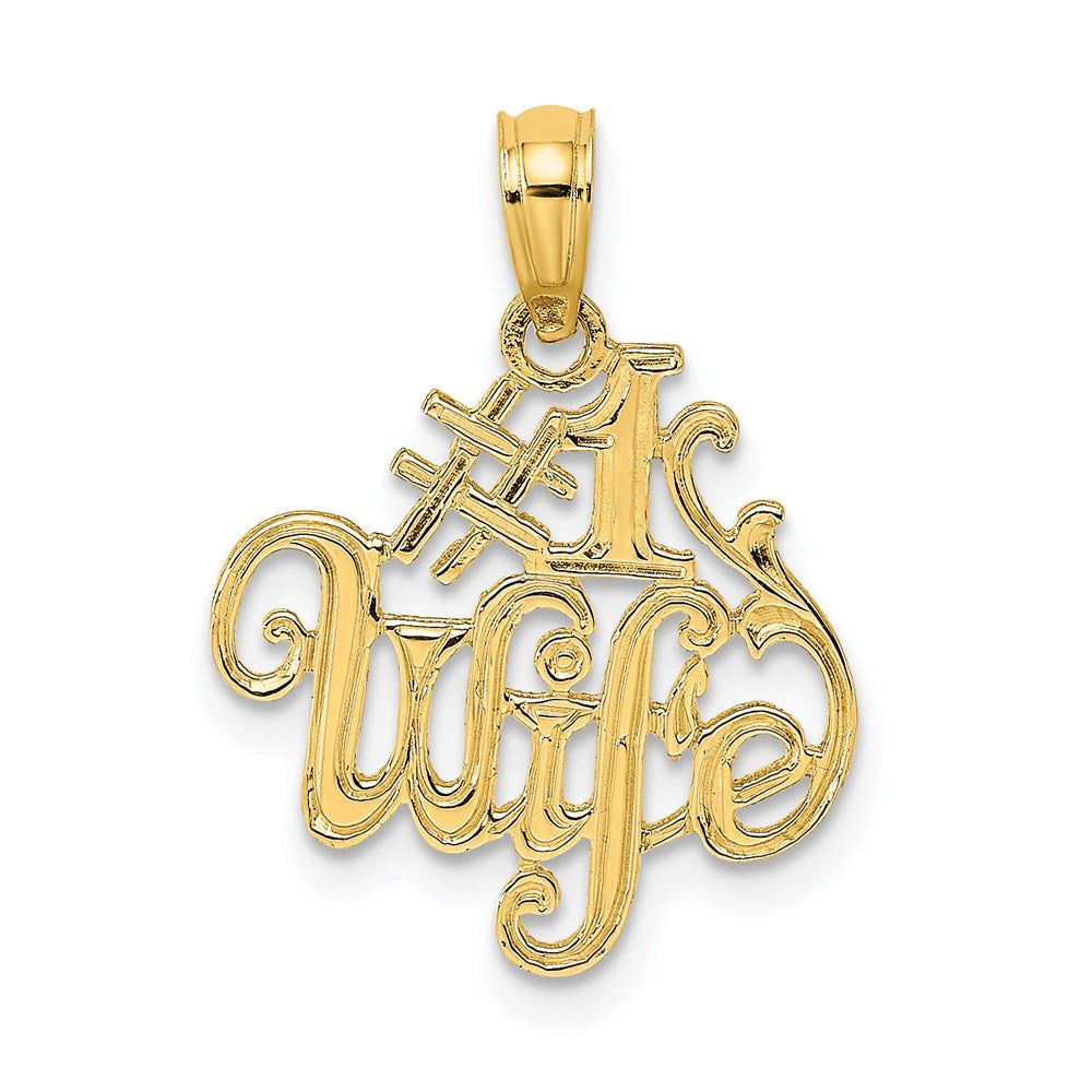 Casted;Polished;14k Yellow gold;Textured back
