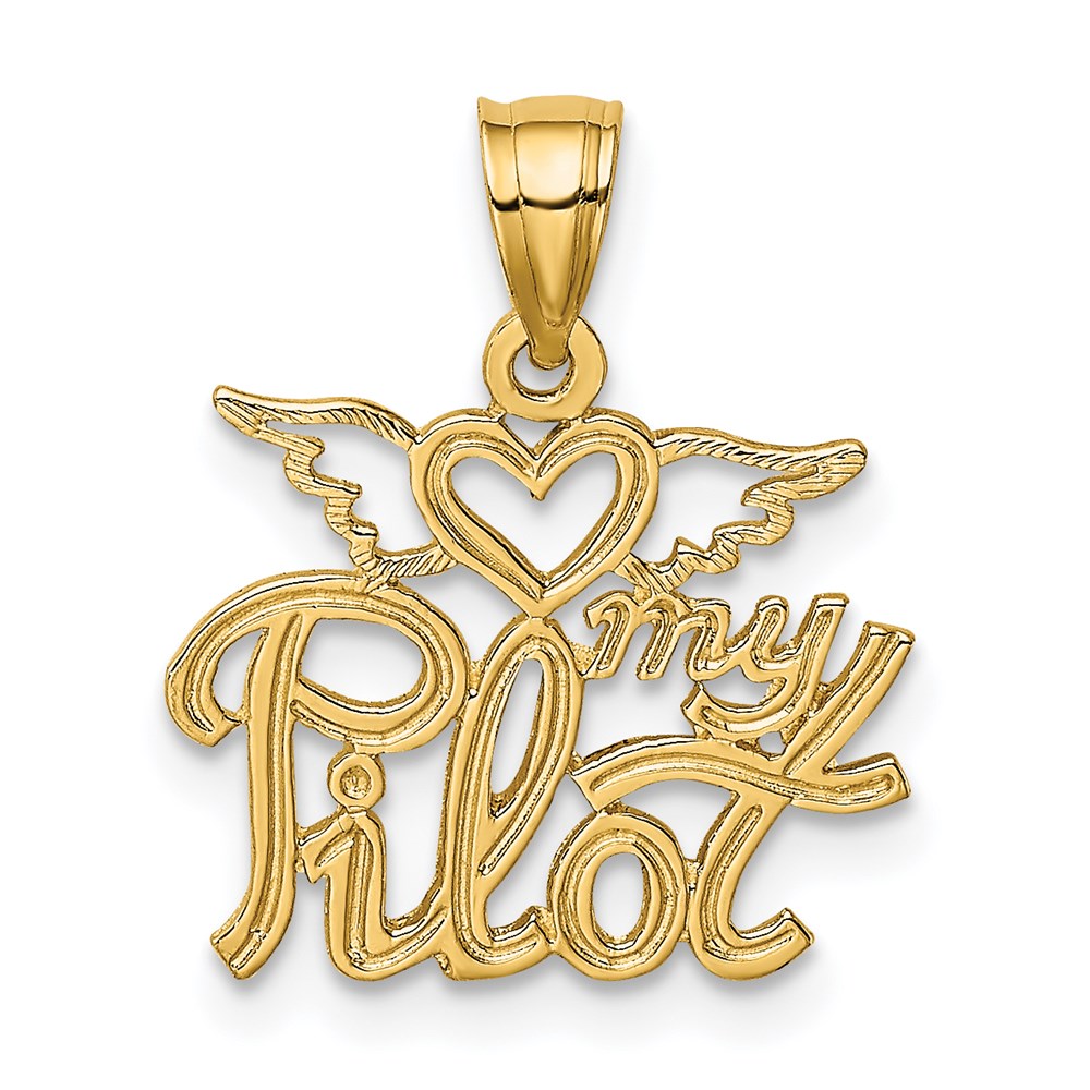 Polished;14k Yellow gold;Textured