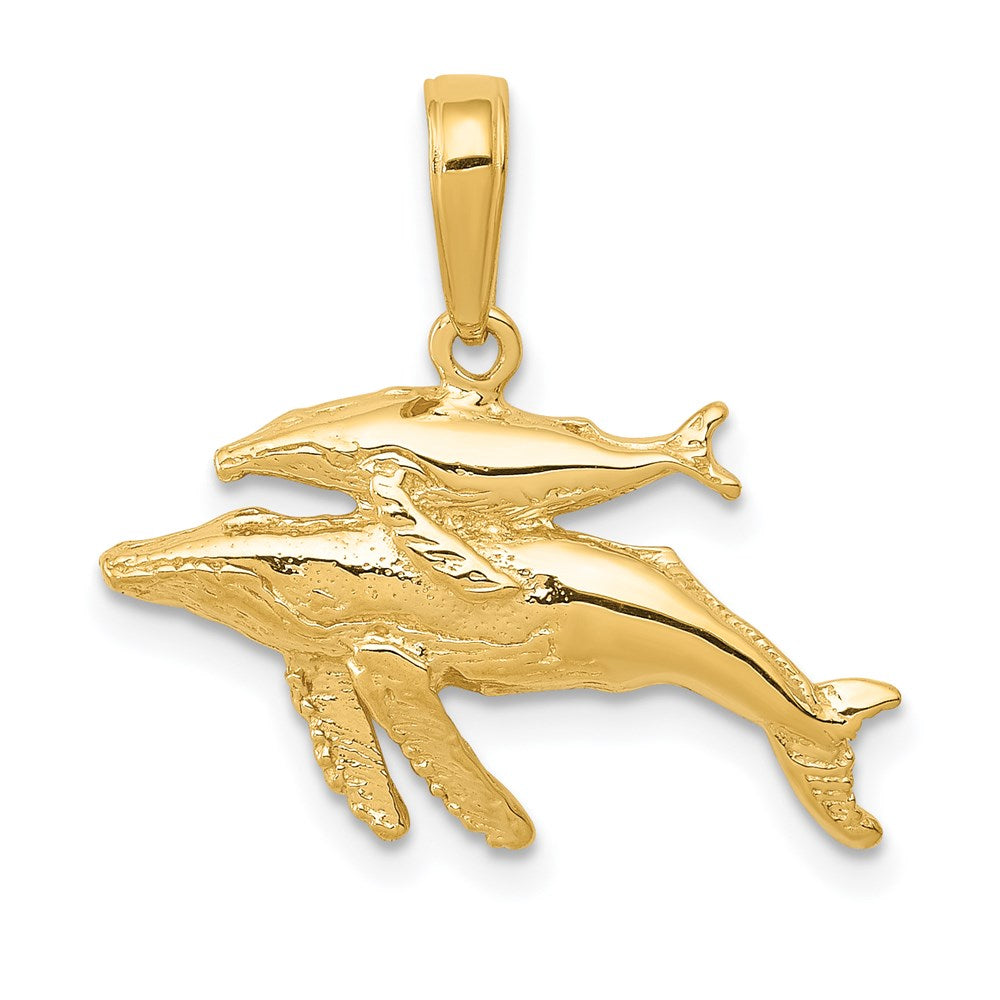 Solid;Casted;Polished;14k Yellow gold;Open back;Textured
