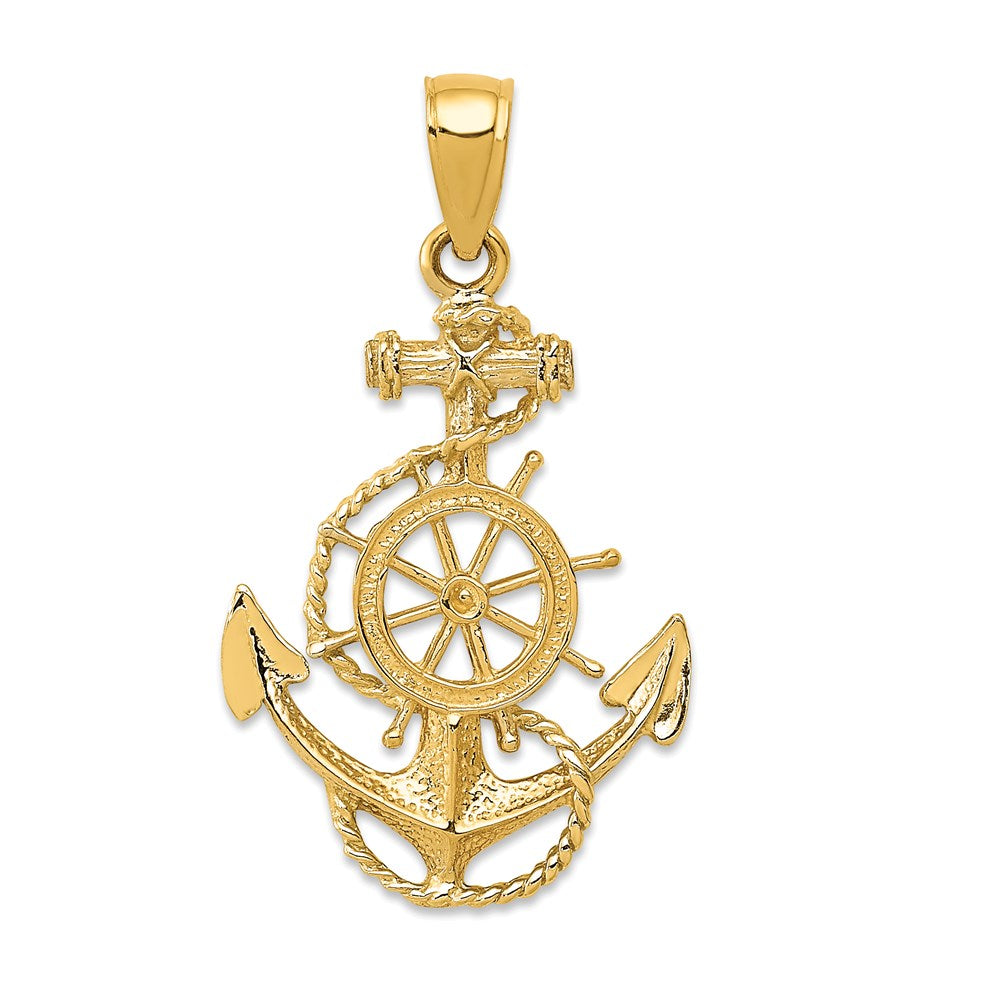 Polished;14k Yellow gold;Textured;Textured back