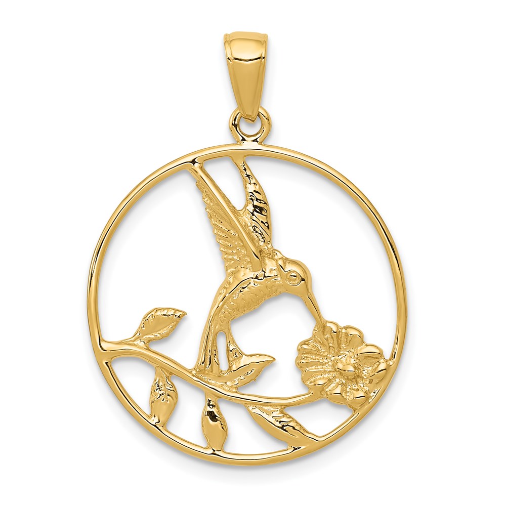 Solid;Polished;14k Yellow gold;Open back;Textured;Textured back