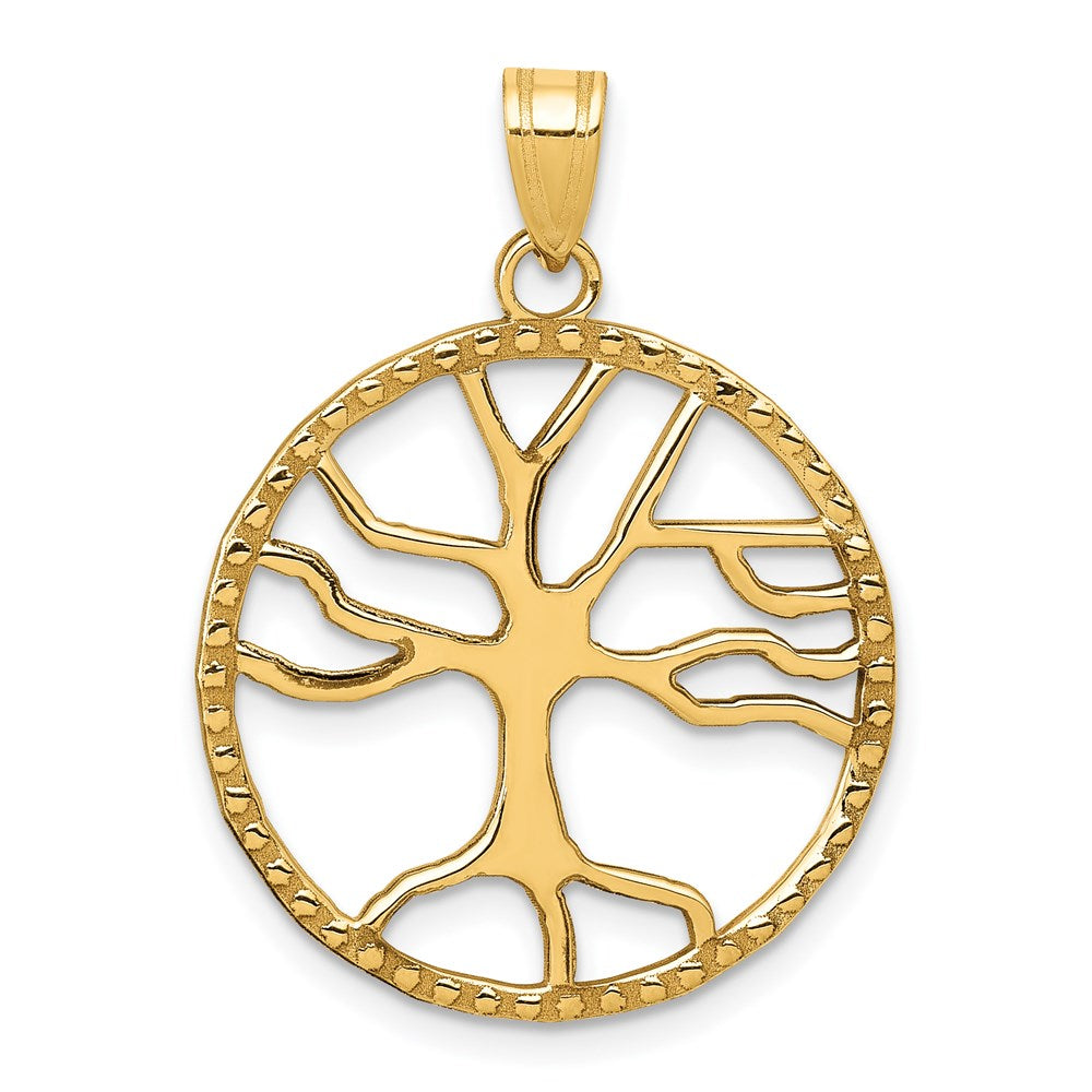 Polished;14k Yellow gold;Textured