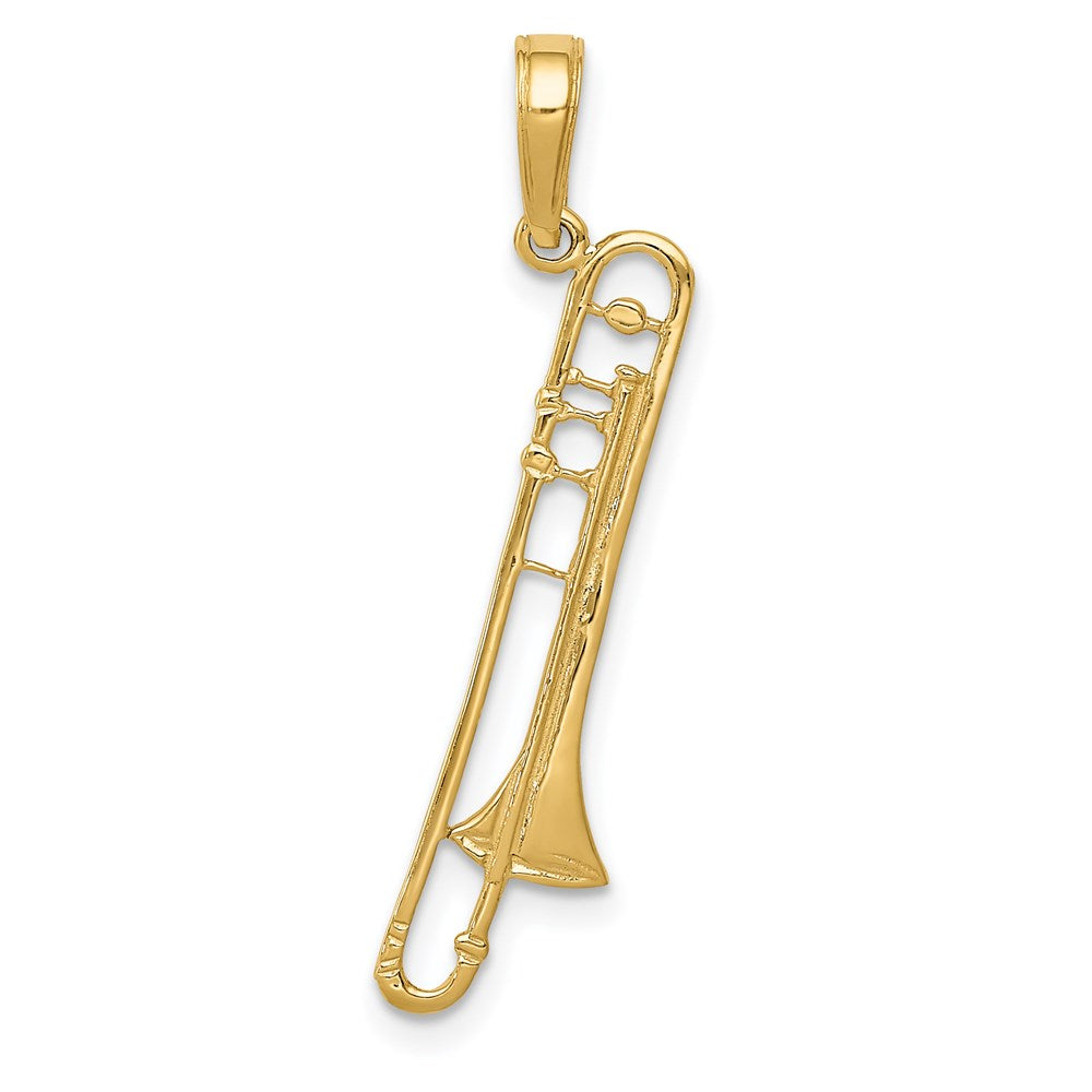 Polished;14k Yellow gold;Flat