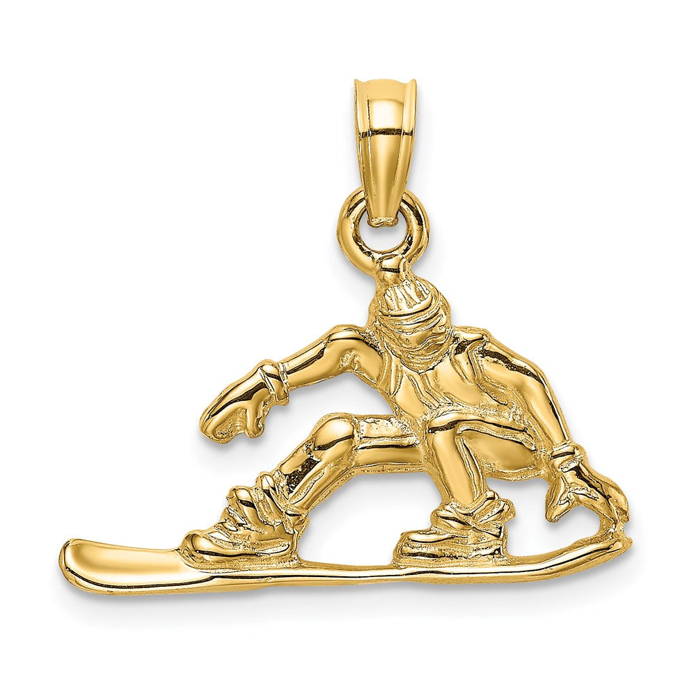 Casted;Polished;14k Yellow gold;Open back