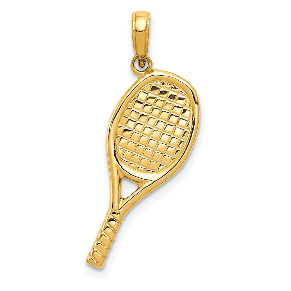 Casted;Polished;3-D;14k Yellow gold
