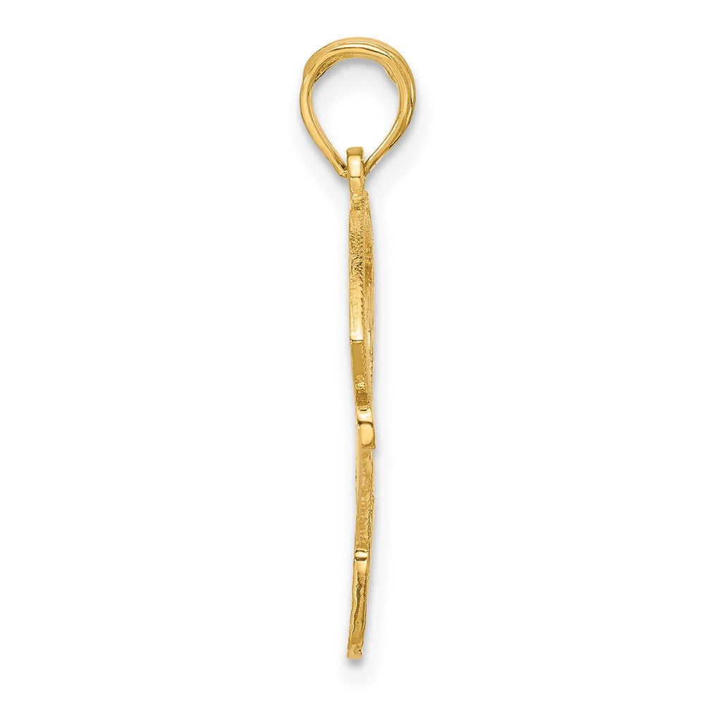 14K Baseball Diamond with Glove/Bat/Ball Pendant