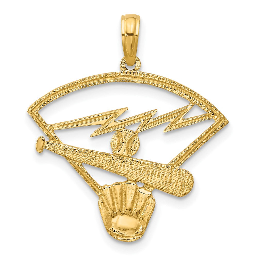 Polished;14k Yellow gold;Open