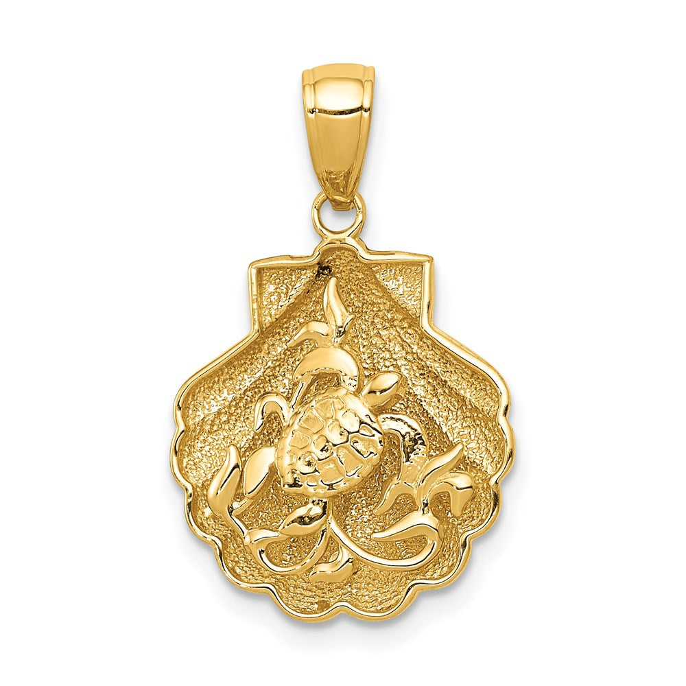 Polished;14k Yellow gold;Textured