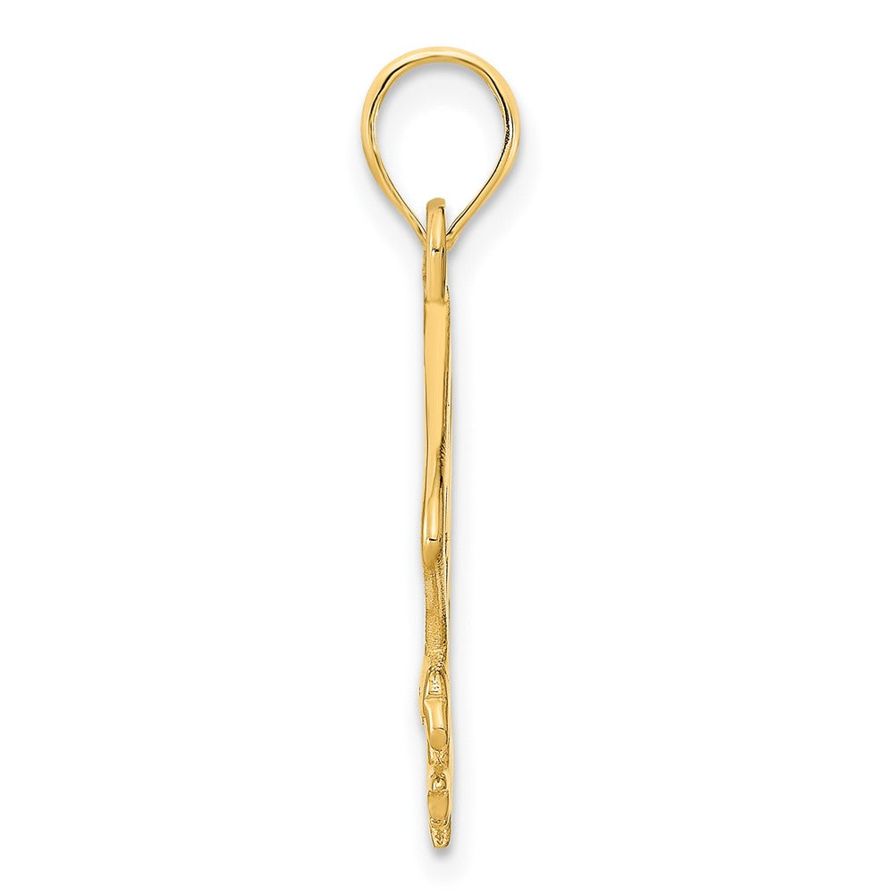 14k Cut-out Flying Eagle Pendant