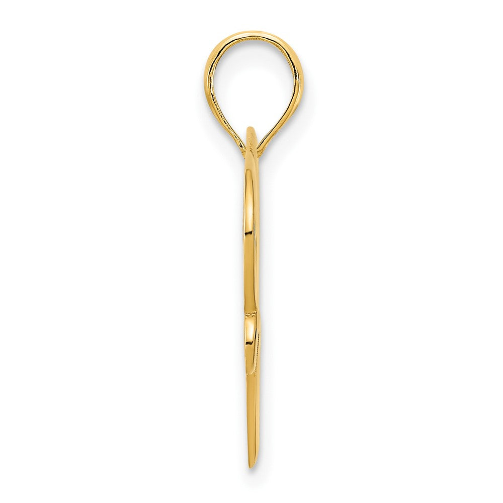 14k Heart in Heart Pendant