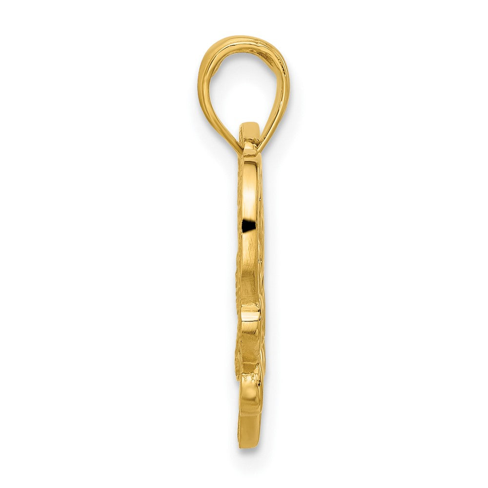 14k SWEET 16 in Heart Charm