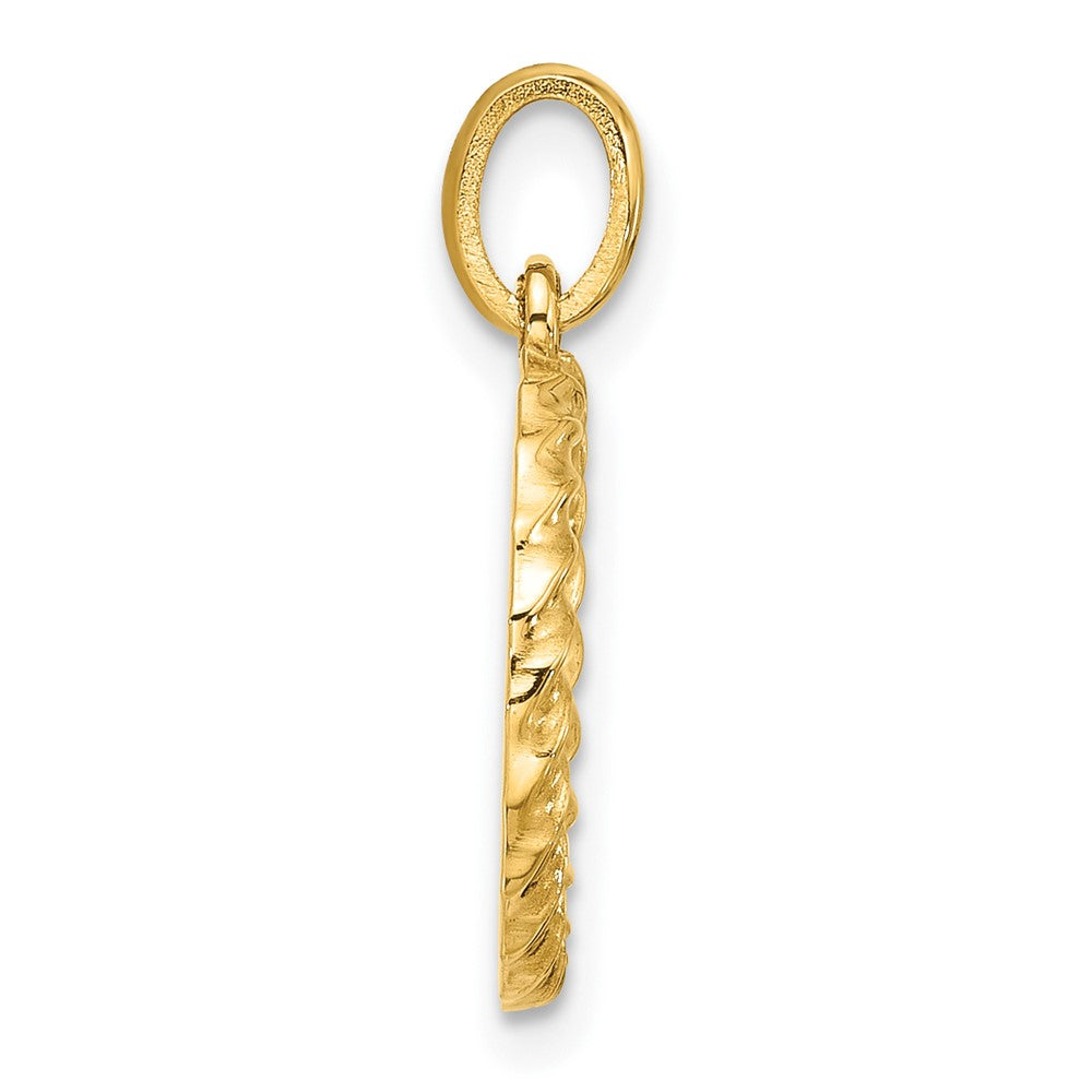 14ky Fancy Twist  Letter O