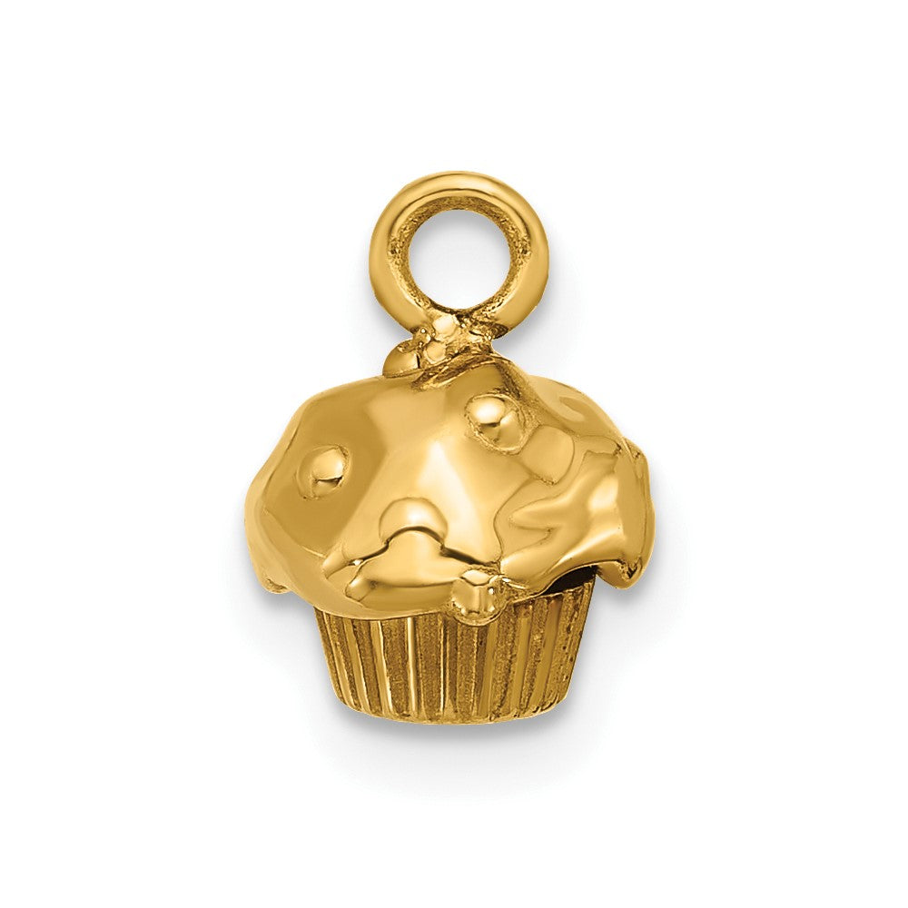 14k Fancy Muffin Charm