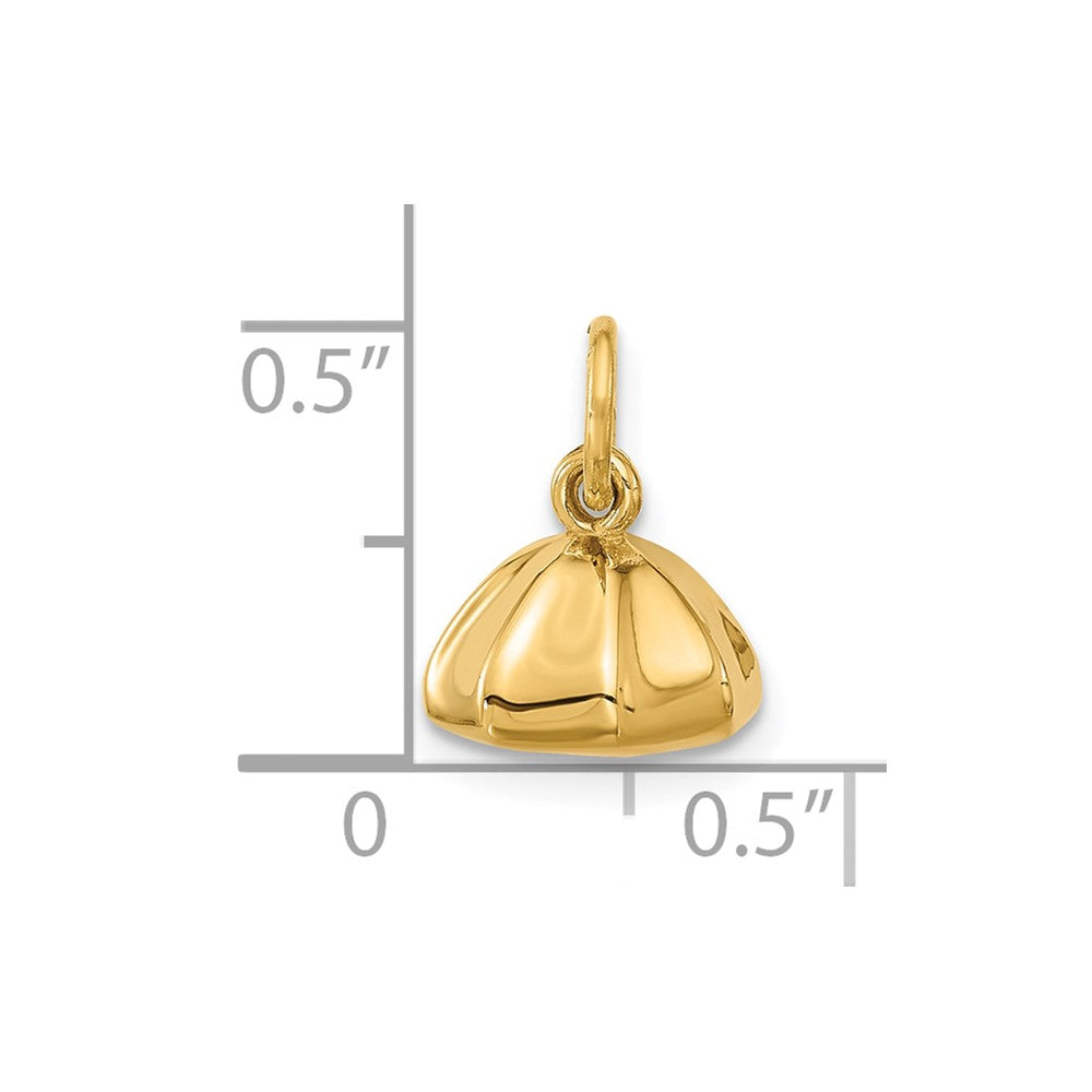 14k Fancy Dumpling Charm