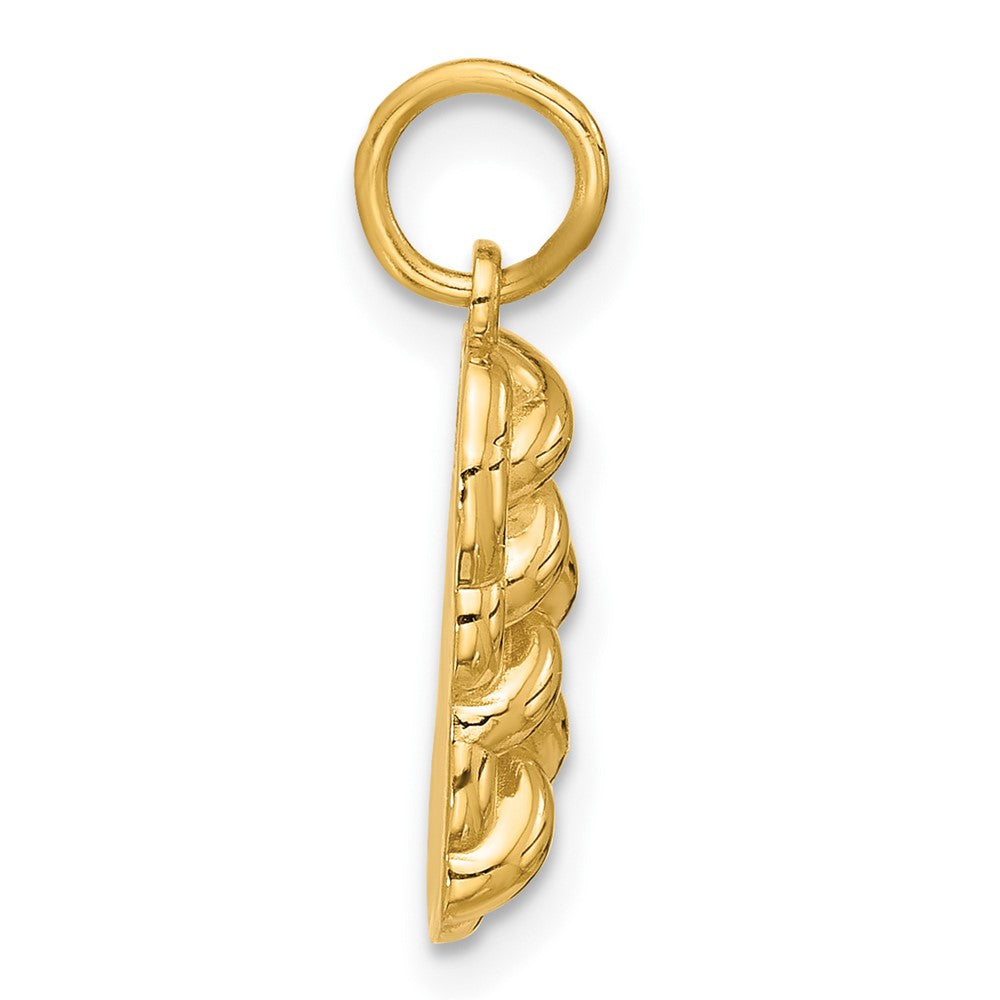 14k 3-D Fancy Challah Bread Charm