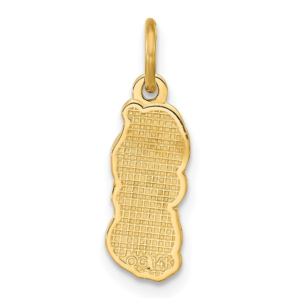 14k 3-D Fancy Challah Bread Charm
