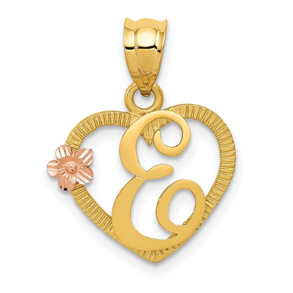 Solid;Casted;Diamond-cut;14K Two-tone;Textured;Textured back;Polished & satin