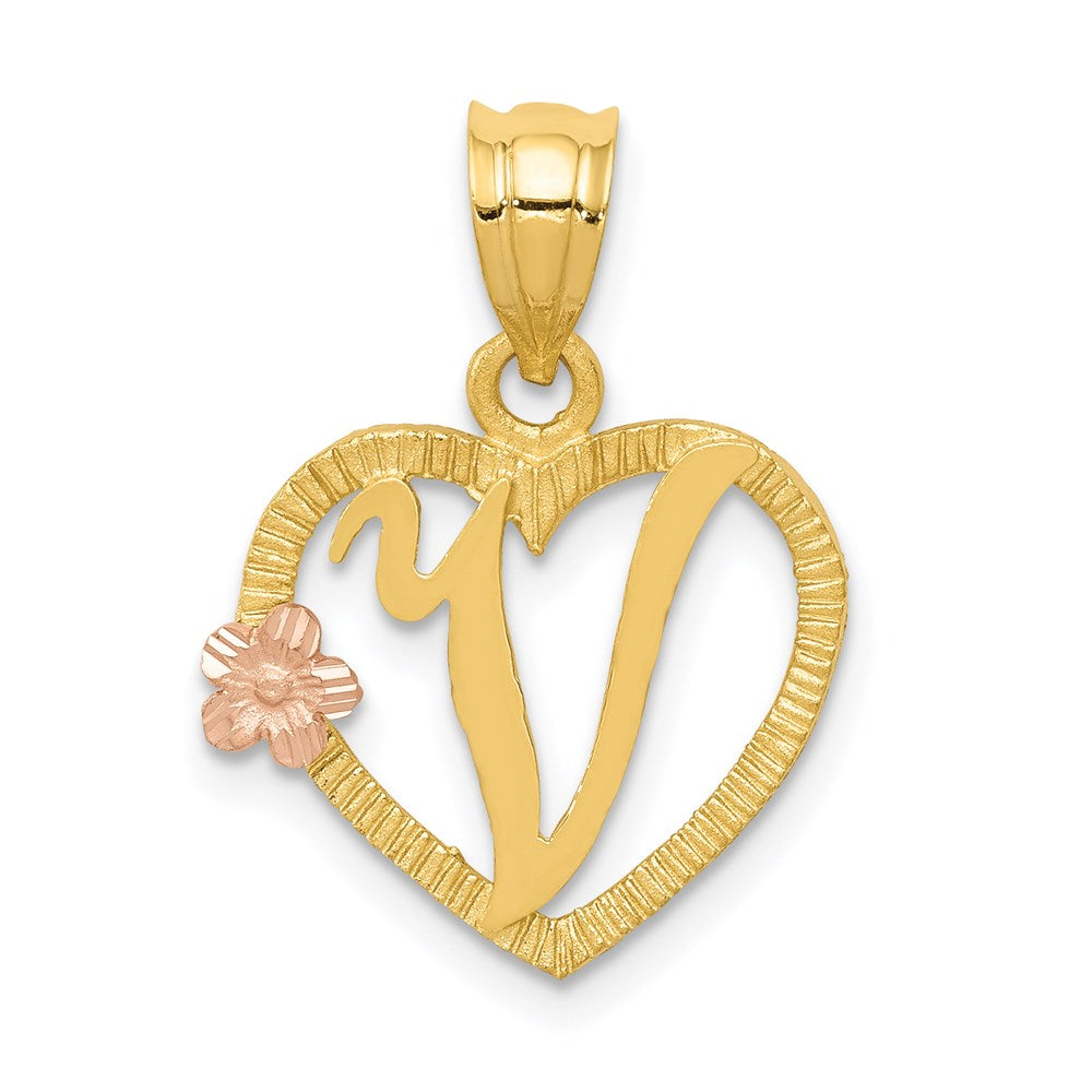 Solid;Casted;Diamond-cut;14K Two-tone;Textured;Textured back;Polished & satin