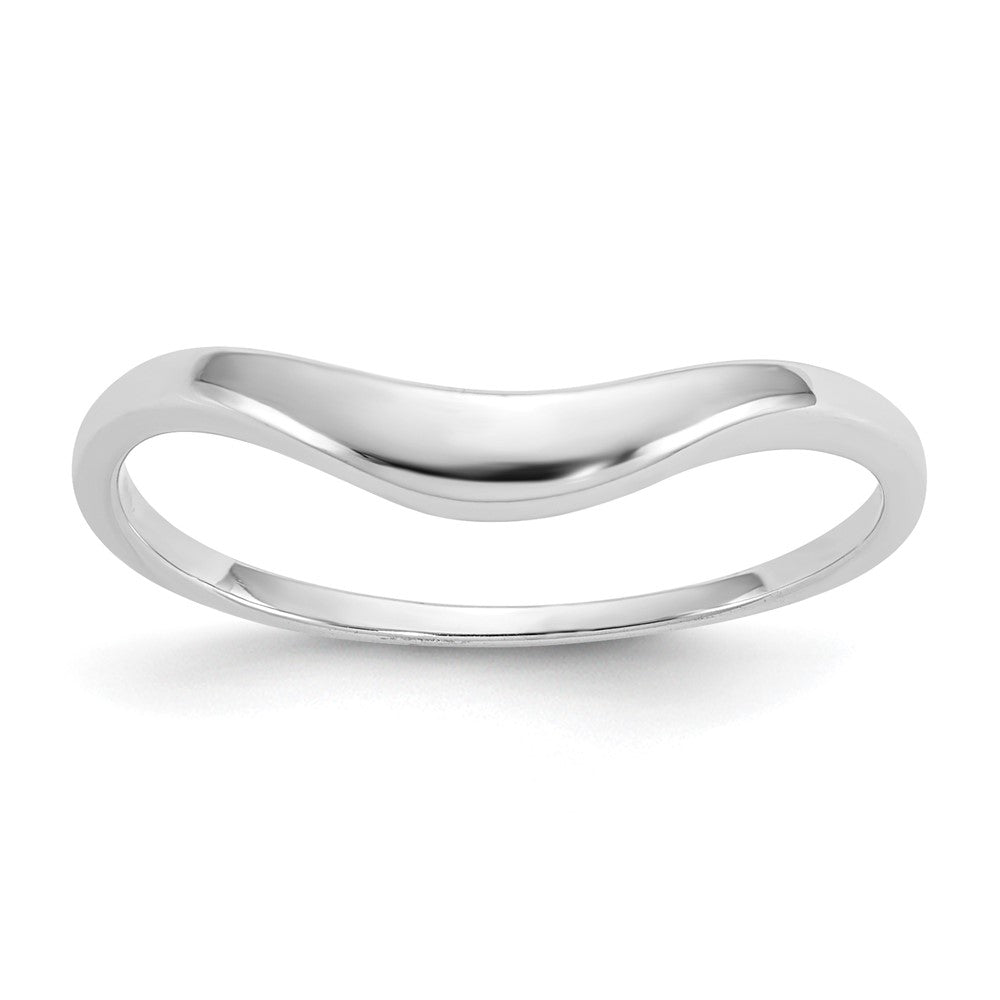 Casted;Polished;14K White gold