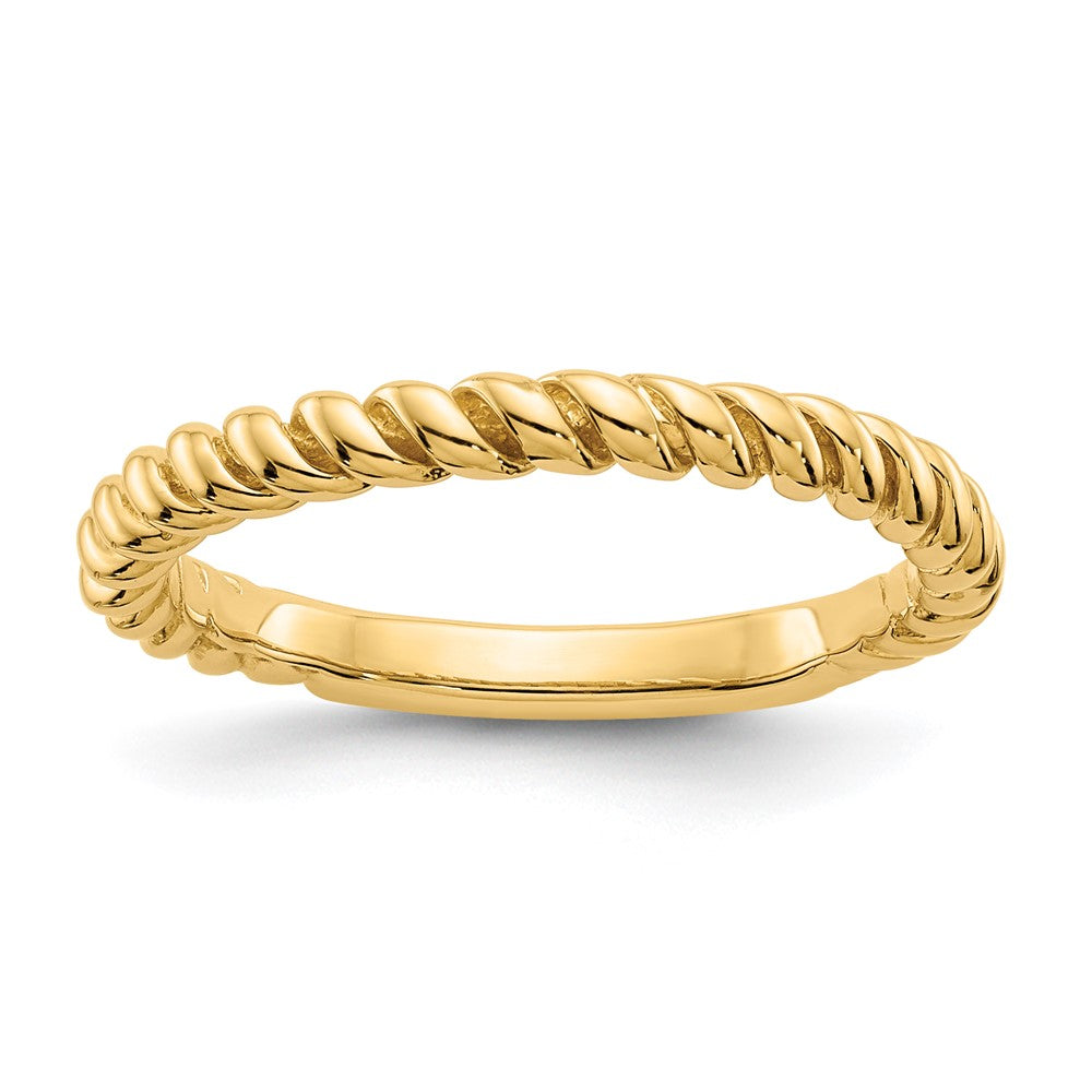 Casted;Polished;14k Yellow gold