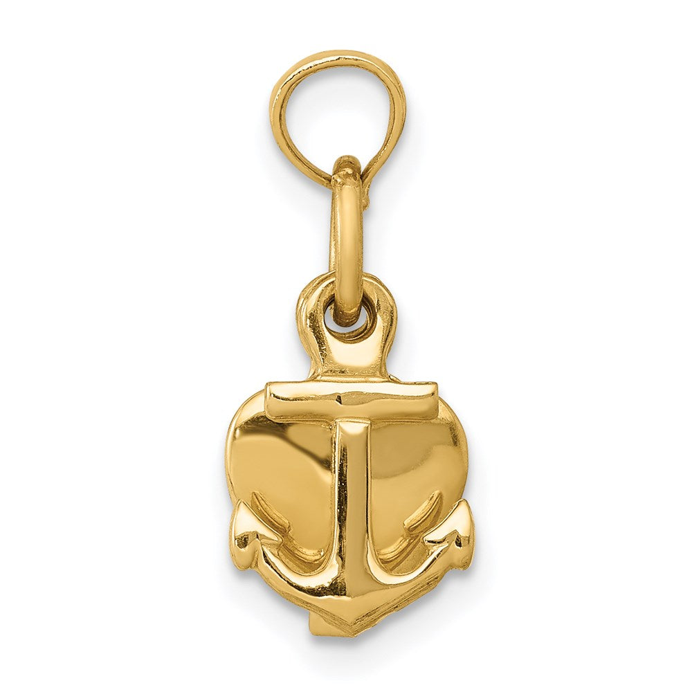 14K 3-D Faith, Hope and Charity Charm