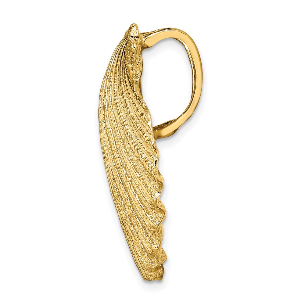 14K Fits Up To 8mm and 10mm Scallop Shell Omega Slide