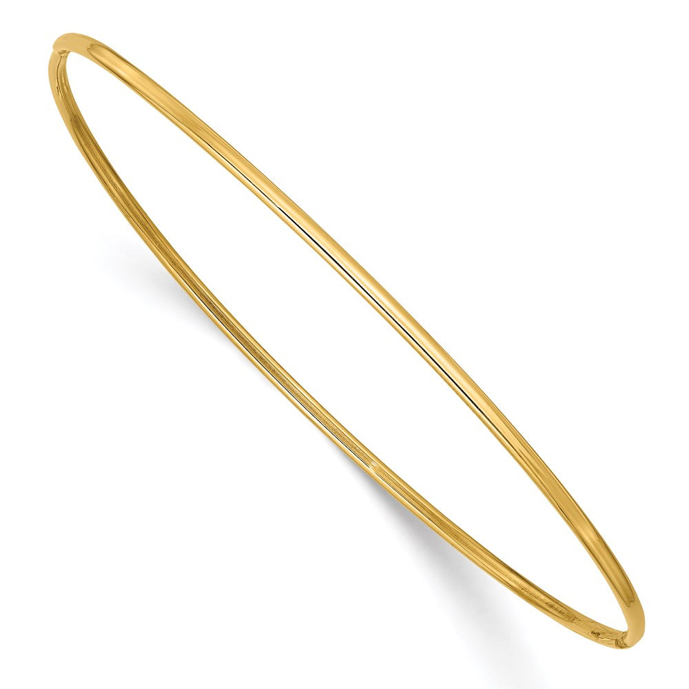 Polished;14k Yellow gold;Hollow;Slip on