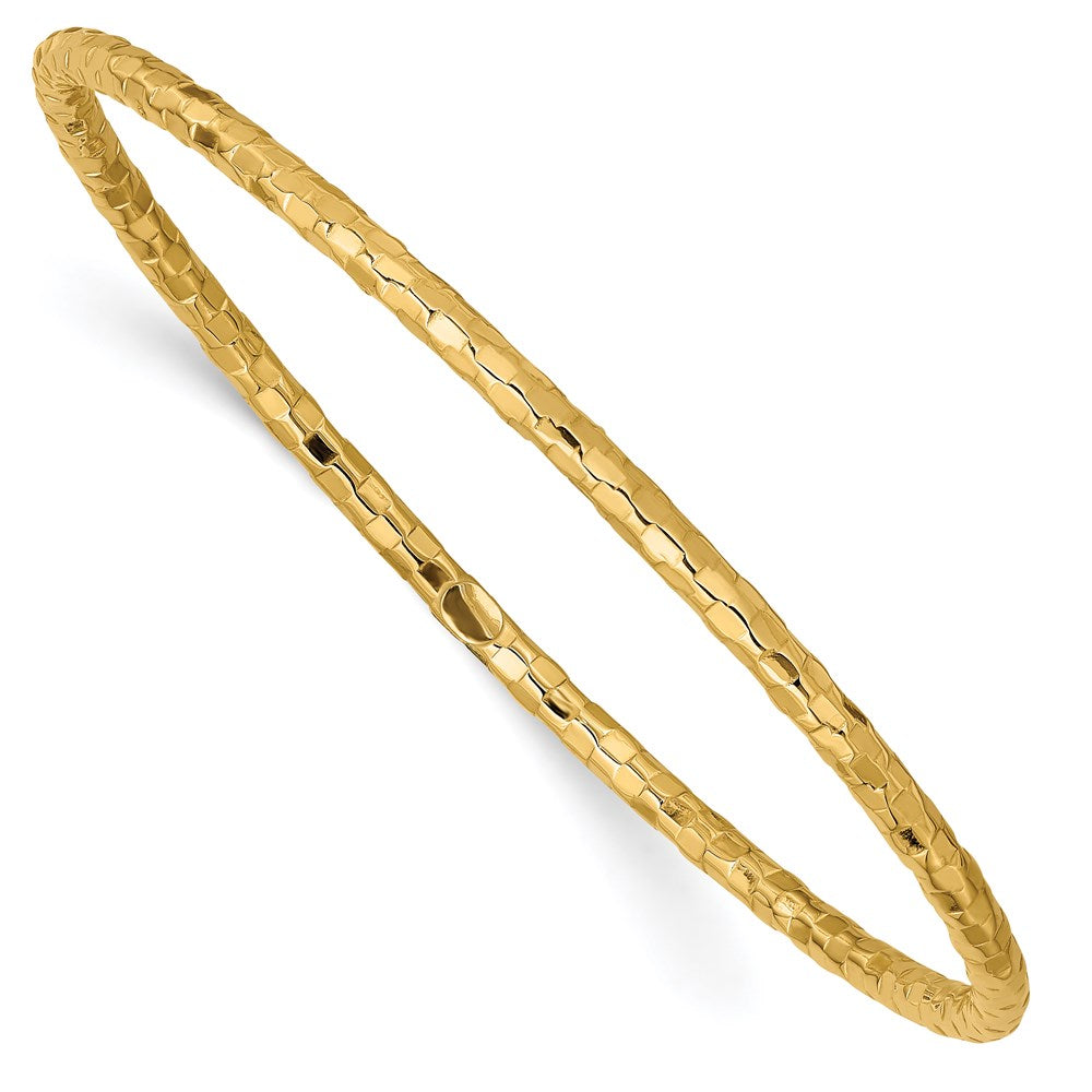 Polished;14k Yellow gold;Hollow;Slip on