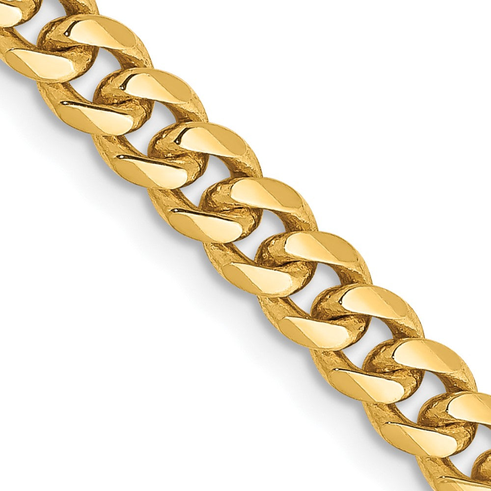 Solid;Polished;14k Yellow gold;Lobster