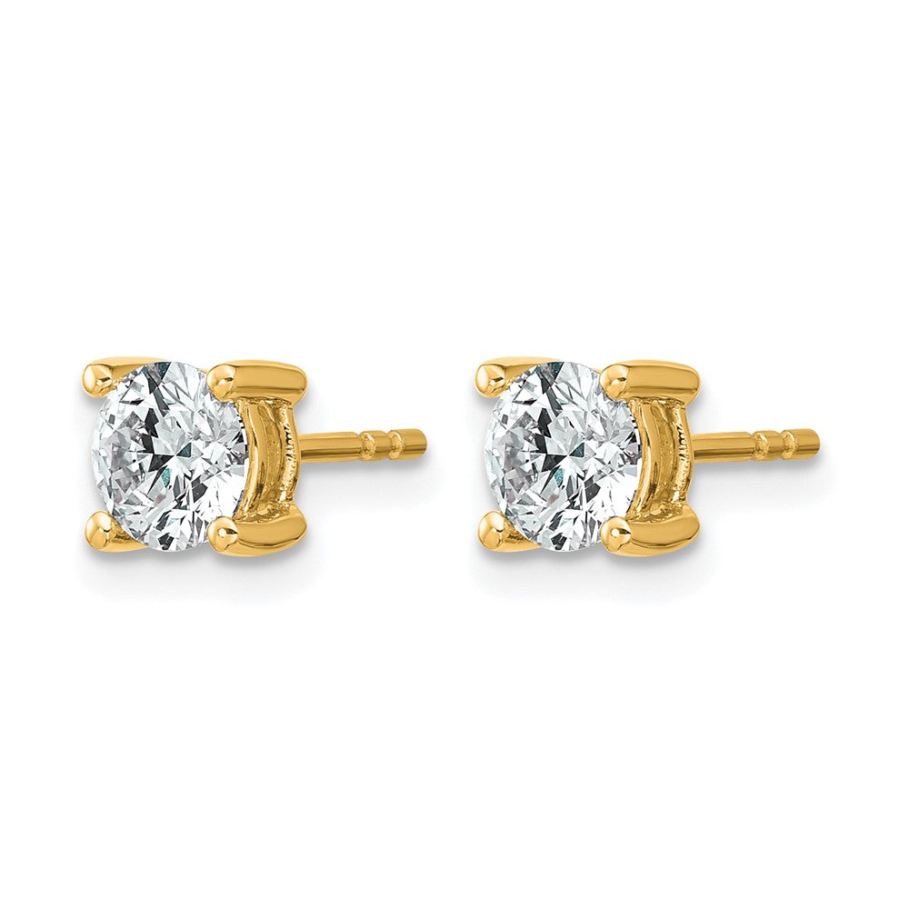 10k Round 4-Prong 1.00ct. Diamond Stud Earrings