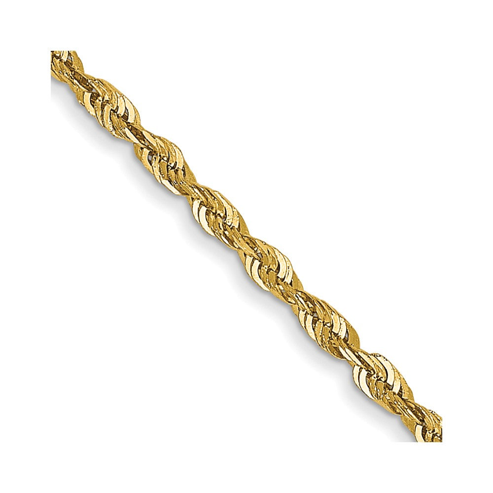 Solid;Diamond-cut;14k Yellow gold;Lobster;Special lengths avail.;Lightweight