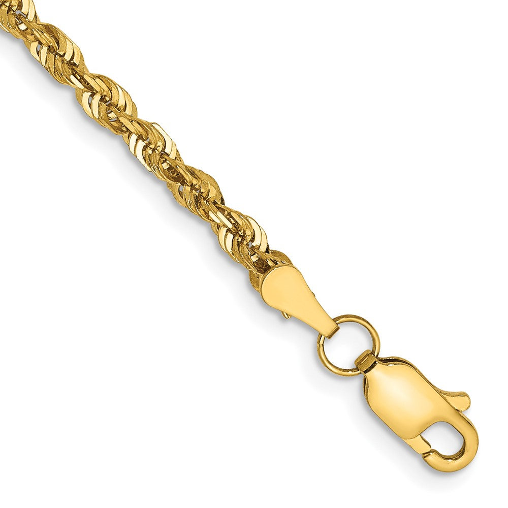 Solid;Diamond-cut;14k Yellow gold;Lobster;Special lengths avail.;Lightweight